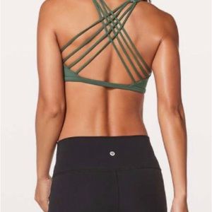 Lululemon Free To Be Bra (Wild) Dark Forest